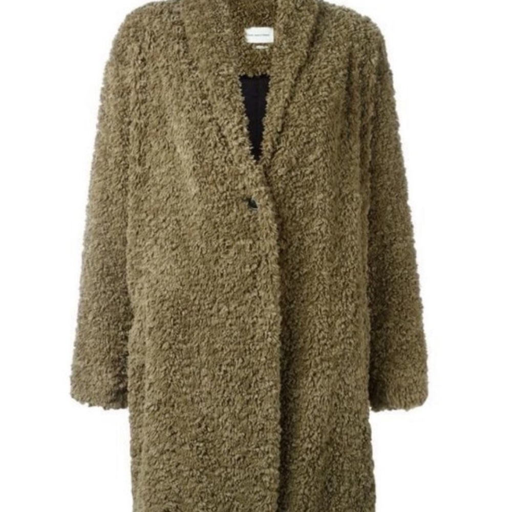 Isabel Marant Adams Faux Fur Teddy Jacket - Picture 2 of 12